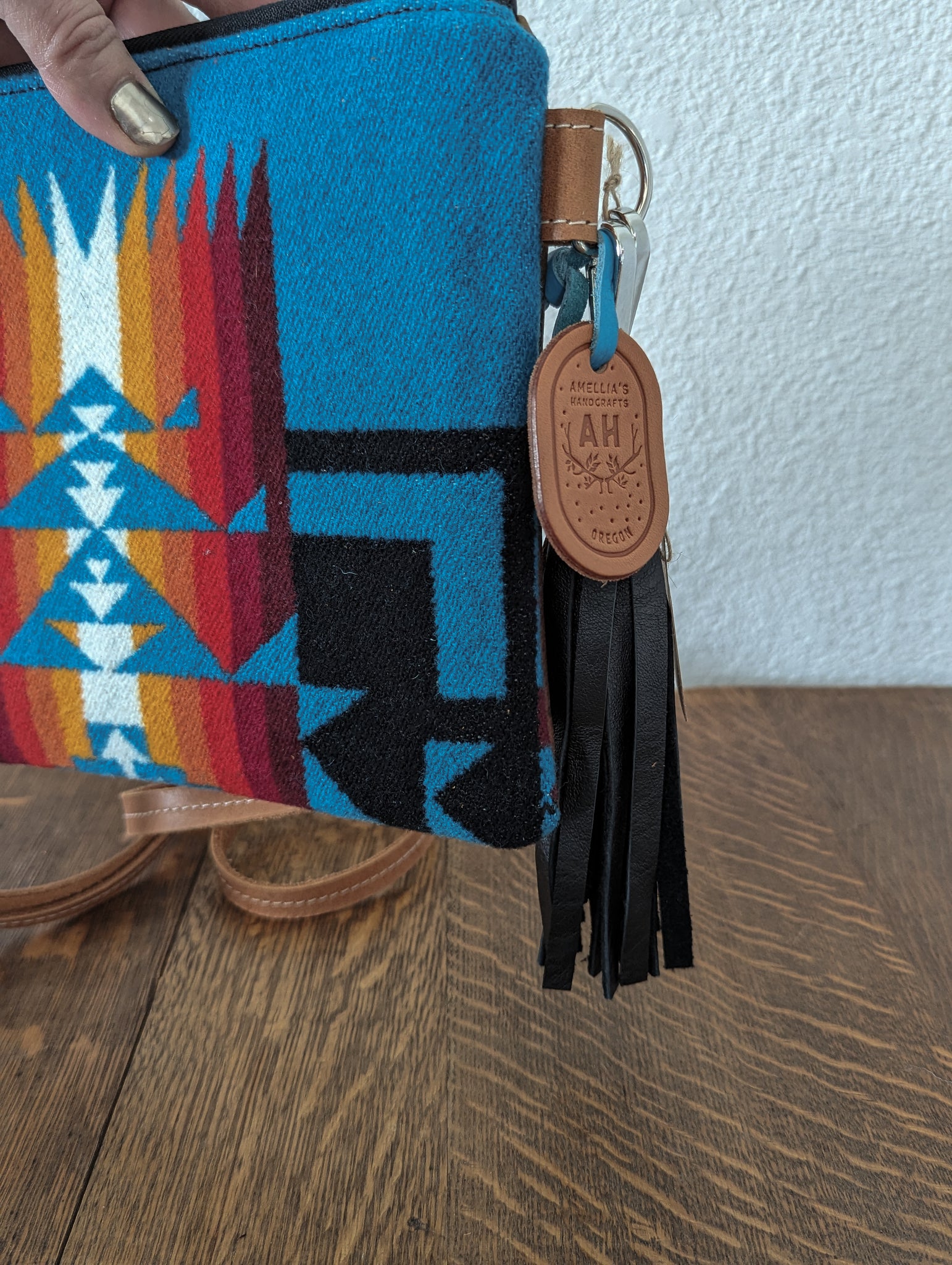 Sanora cross body - Chief Joseph Turquoise w/ Tassel