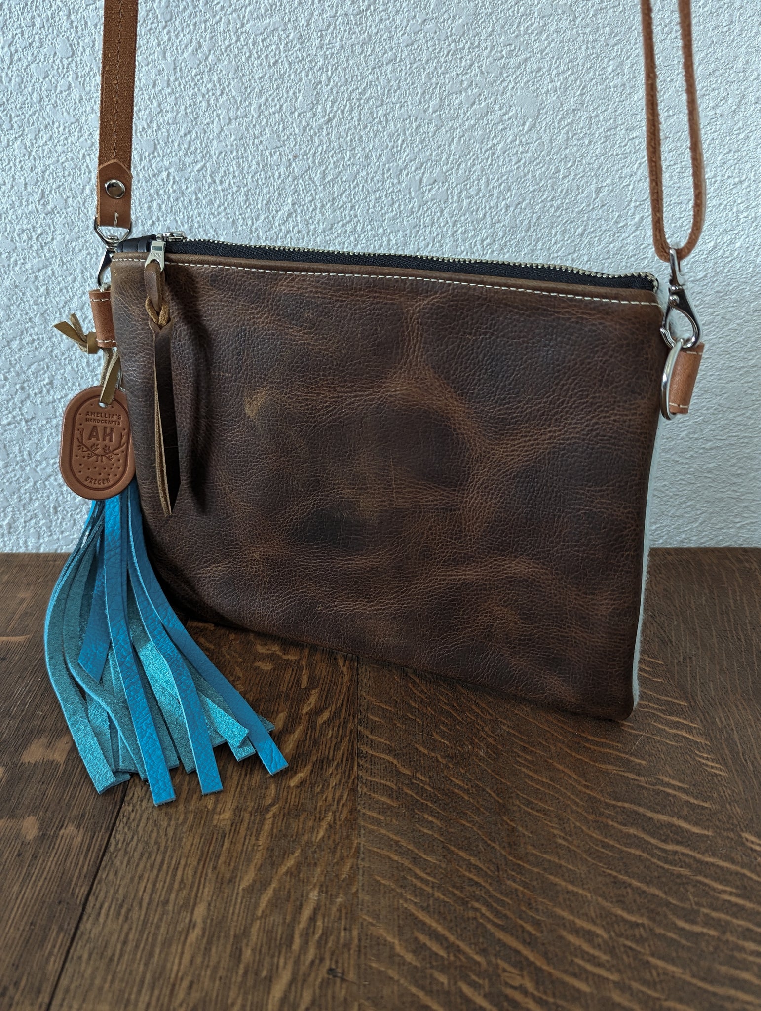 Sanora cross body - Overall Turquoise w/ Tassel