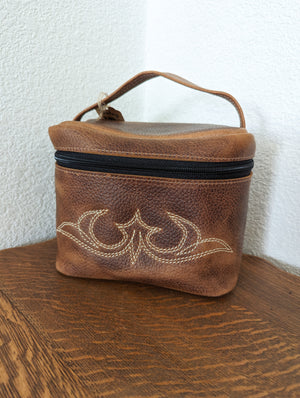 Toiletry Bag - Scroll stitching