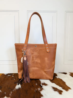 Cora Tote - All Leather