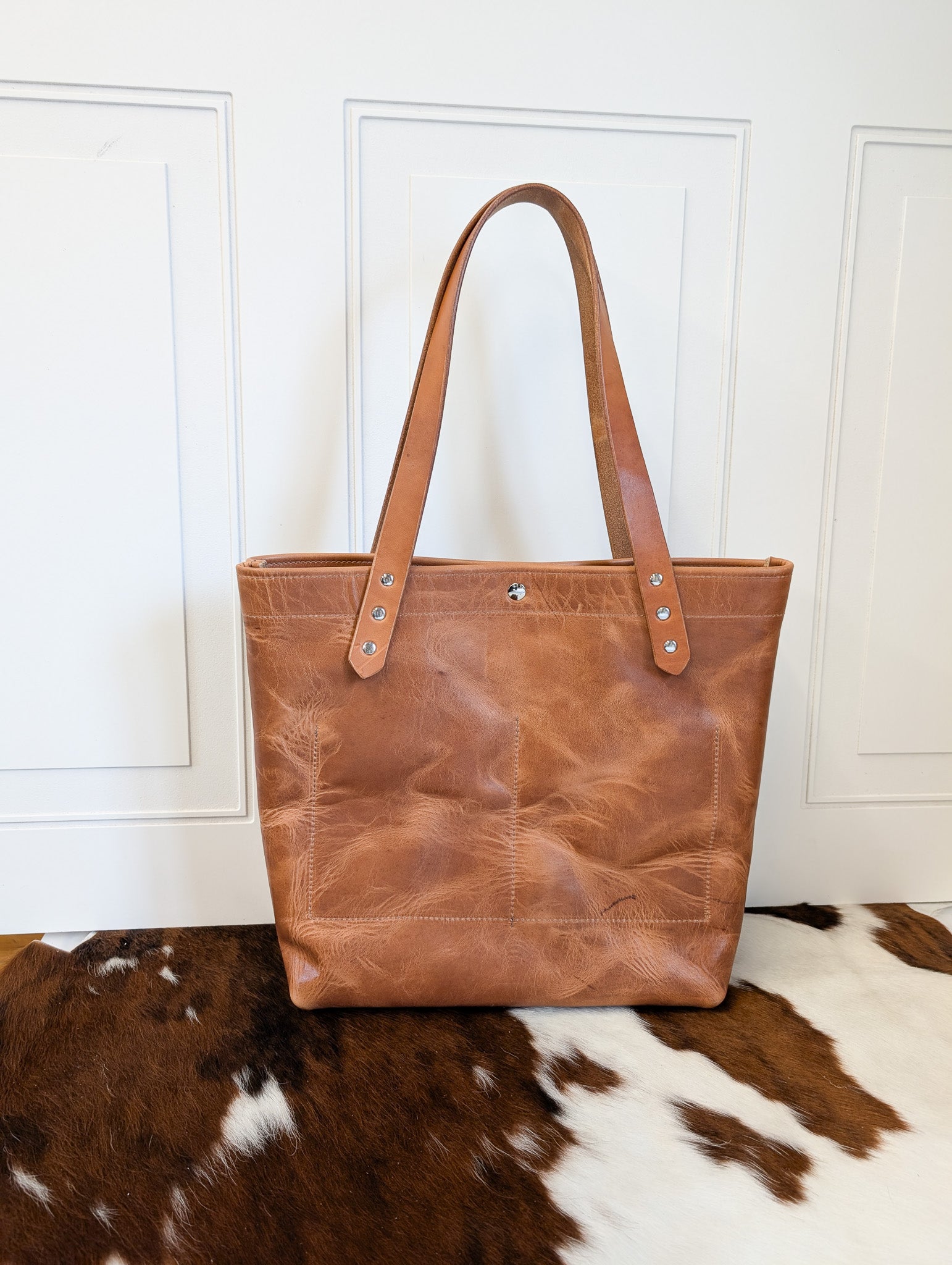 Cora Tote - All Leather