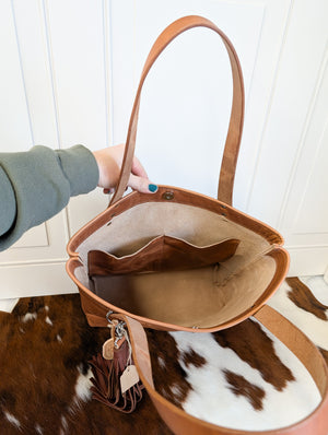 Cora Tote - All Leather