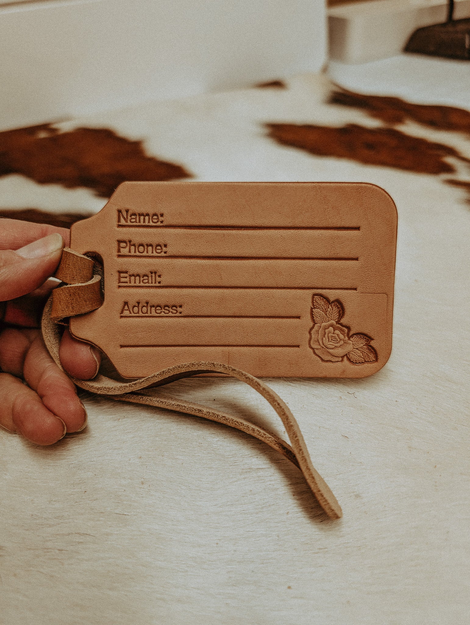 Luggage Leather tags