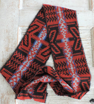 Infinity Scarf - Red & Black